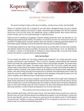 Kopernik Perspective: Mining (Sep 2020)