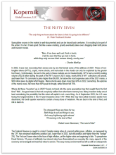 The Nifty Seven newsletter