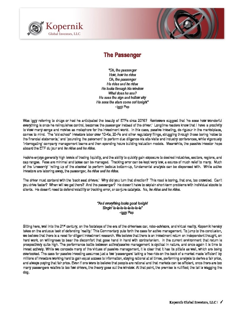 The passenger