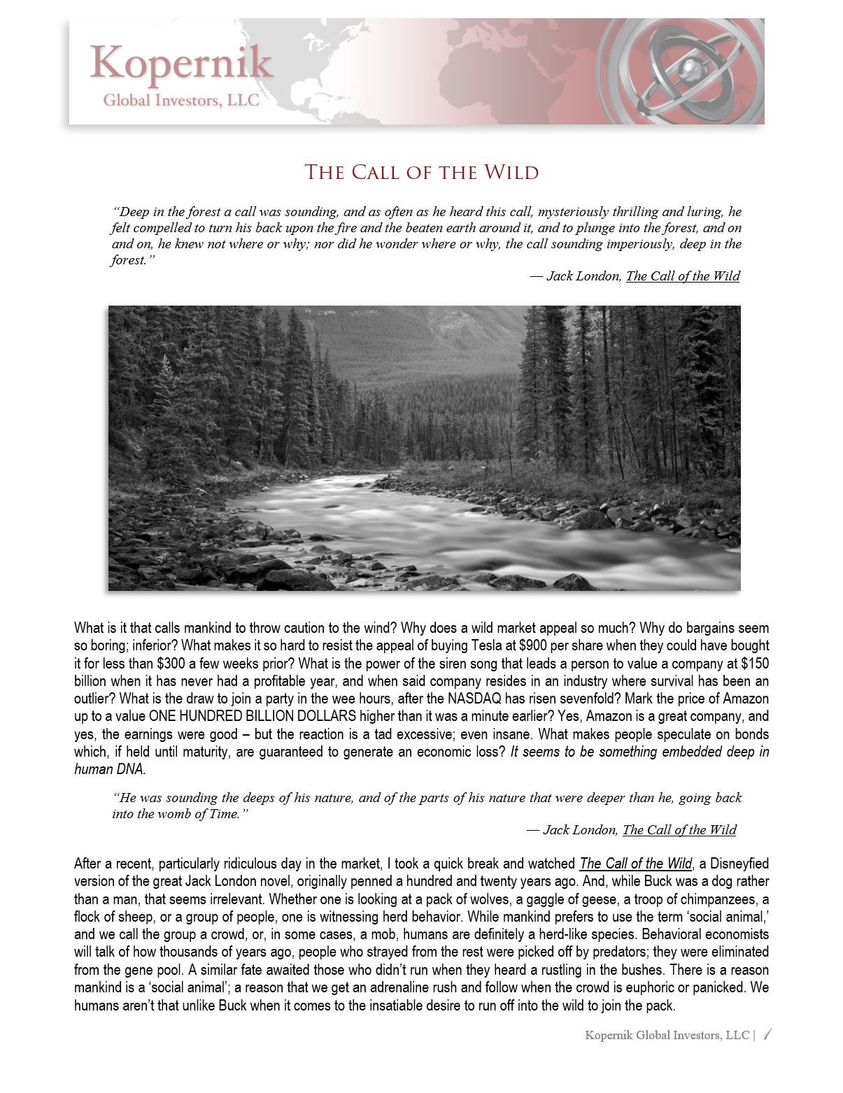 The Call of the Wild
