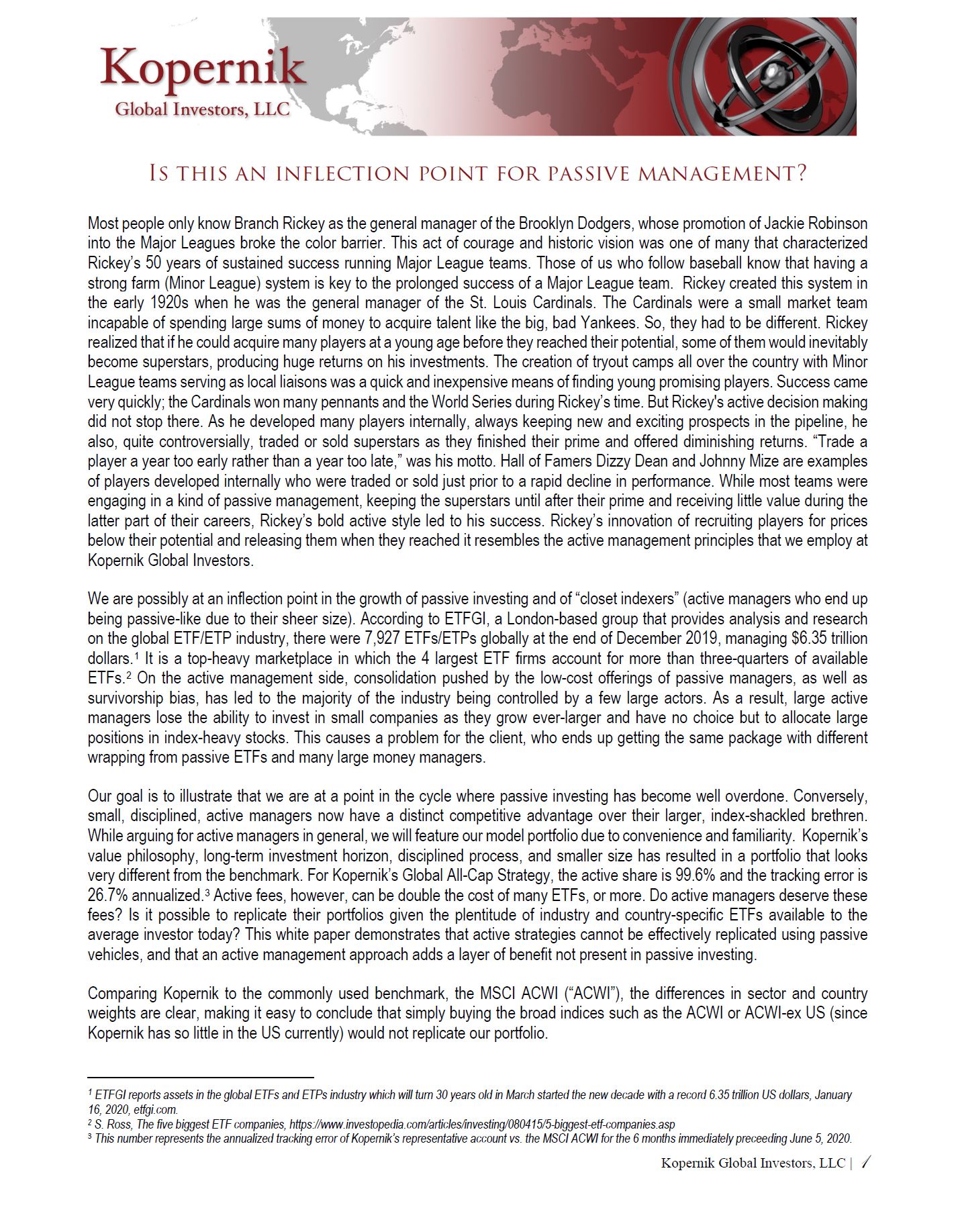 Is This An Inflection Point For Passive Management? (Jul 2020)