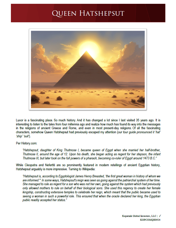 Queen Hatshepsut (Sep 2024)