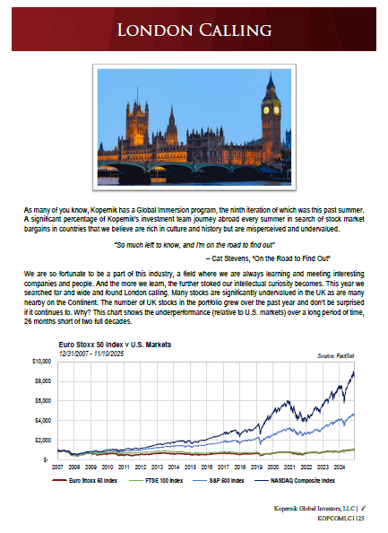 London Calling (Nov 2025)